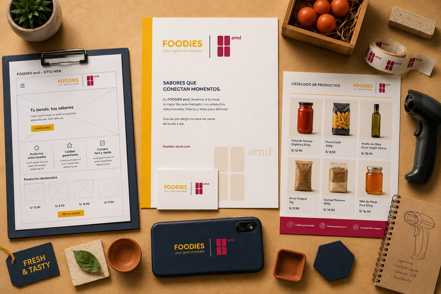 Foto referente — Foodies AMD SAC