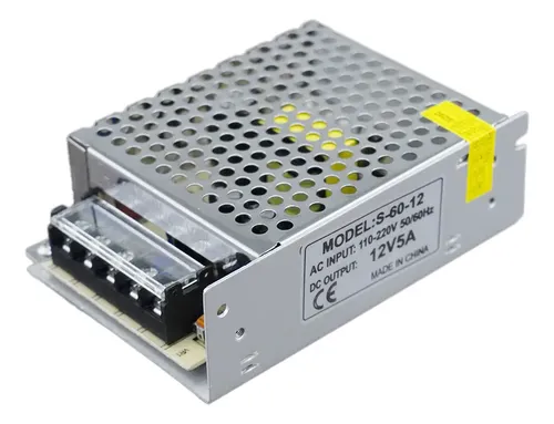 Fuente de Poder Conmutada para CCTV 12VDC 5A II-12VDC5A